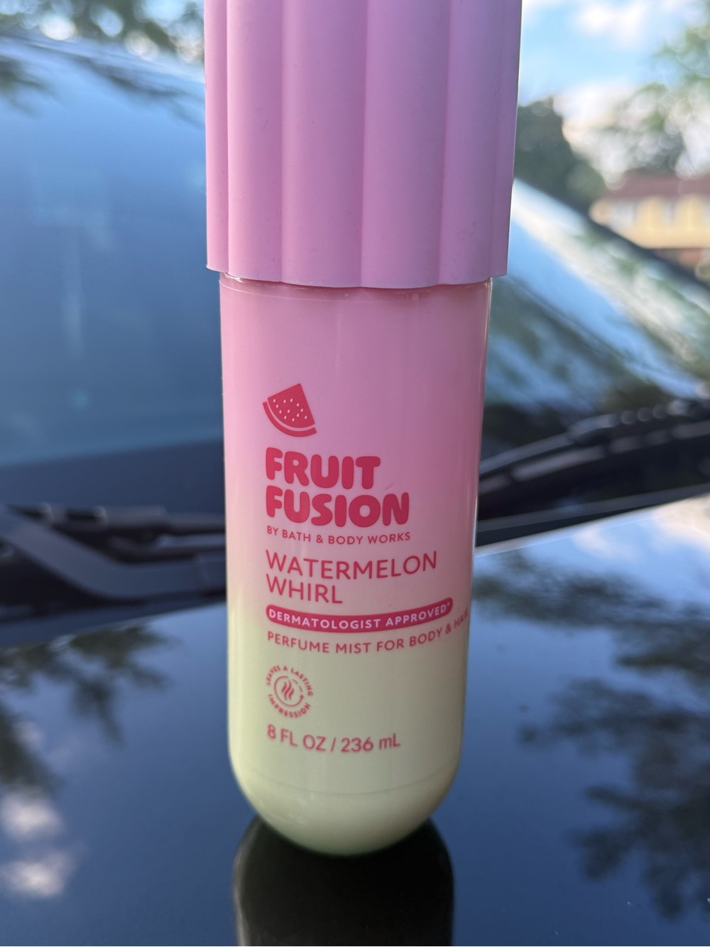Bath & Body Works Fruit Fusion Watermelon Whirl Perfume Mist - Pink and Cream